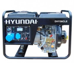 Máy phát điện chạy dầu Hyundai DHY 36CLE (2.7-3.0KW)