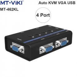 Bộ chuyển mạch Auto USB+VGA KVM Switch 4 Port