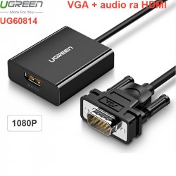 VGA AUDIO 3.5MM SANG HDMI CONVERTER 1080P UGREEN 60814
