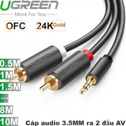 Cáp Audio 3.5mm to 2 RCA