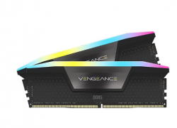 RAM DESKTOP CORSAIR VENGEANCE RGB HEATSPREADER (CMH32GX5M2E6000C36) 32GB (2X16GB) DDR5 6000MHZ