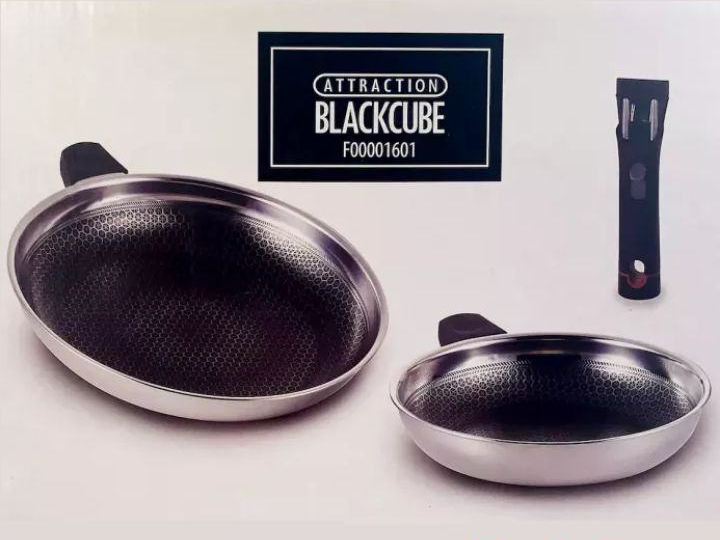 Bộ chảo Kims Cook Blackcube 3 lớp đúc liền đáy từ T&K FT00001601