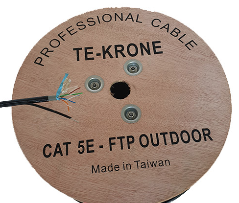 Cáp mạng Cat5e FTP ngoài trời TE-Krone chống nhiễu