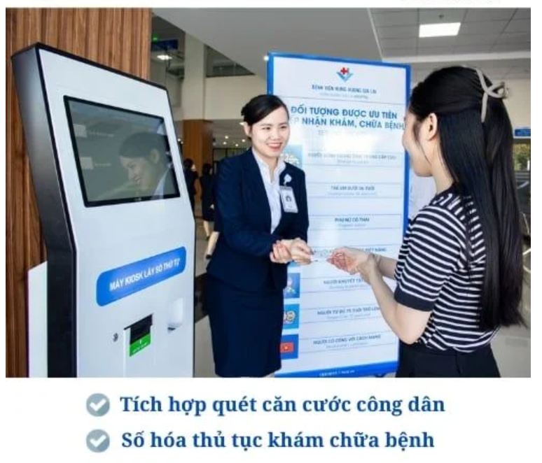 Hệ Thống Xếp Hàng Tự Động Cho Bệnh Viện Gtek-QMS-HSN