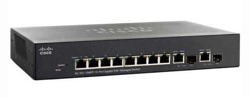 Switch Cisco SG300-10SFP-K9-EU 10-Port Gigabit Managed SFP 
