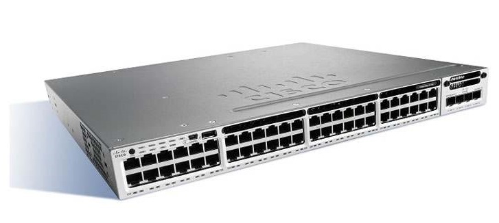 Switch Cisco Catalyst WS-C3850-48P-S 48-Port Ethernet PoE 