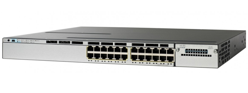 Switch Cisco Catalyst WS-C3850-24P-E 24-Port 10/100/1000 Ethernet PoE+ 
