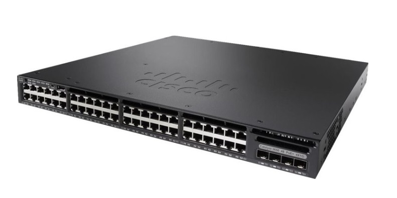 Switch Cisco Catalyst WS-C3650-48PS-L 48-Port Ethernet PoE 