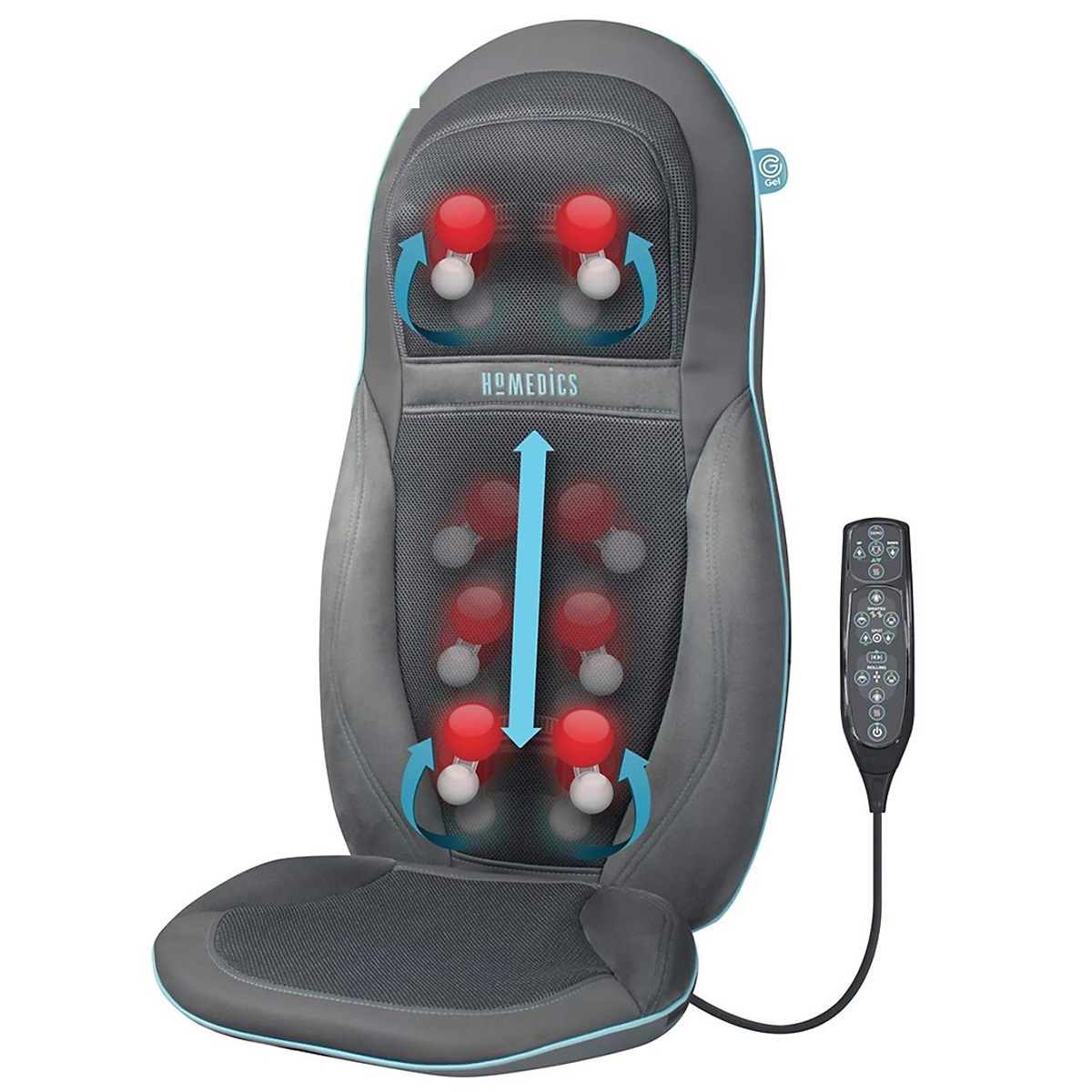 Đệm massage Shiatsu Gel 3D HoMedics SGM-1600H