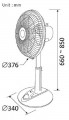 Quạt đứng Panasonic F-307KHB