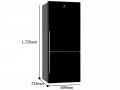 Tủ lạnh Electrolux EBE4500B (421 lít, màu đen)