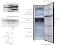 Tủ lạnh Sharp inverter SJ-X346E-DS 342 lít