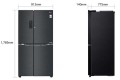 Tủ lạnh Side by Side LG 675 lít GR-R247LGB