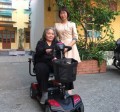 Xe lăn điện 4 bánh Runner dành cho người già, người khuyết tật