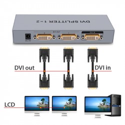 Bộ chia DVI 1 ra 2 Dtech DT-7023 