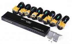 Bộ chuyển mạch KVM Switch 8PORT- VGA+ PS2 MT-VIKI MT-8A-L 