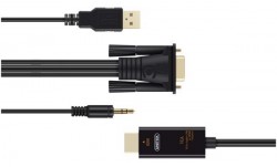 Cáp VGA +Audio to HDMI Unitek Y-8703