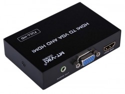 Bộ chuyển chia HDMI to VGA+ HDMI+ Audio MT-VIKI MT-HV03