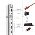 USB type-C sang HD/VGA/DVI 3port USB 3.0/LAN 1Gbps/SD-Tf/Audio 3.5mm/Microphone UGREEN 40373