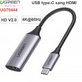USB C sang HDMI converter HDMI V2.0 4K60Hz Ugreen 70444