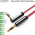 Cáp Audio 3.5mm bẻ góc 90 độ Ugreen 10797