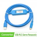 Cáp lập trình USB-DVOP1960 cho các dòng Servo Panasonic Minas A4 - USB to RS232 Adapter 3 mét