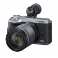 Máy ảnh Canon EOS M6 Mark II Kit EF-M18-150mm F3.5-6.3 IS STM/ Bạc (Nhập Khẩu)