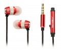 Tai nghe nhét tai có mic SoundMax AH306S (Xanh/ đỏ)