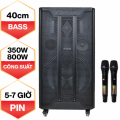 Loa kéo Karaoke Arirang MK3 MAX Bass 40 350W Pin 5-7h