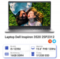 Laptop Dell Inspiron 15 3520 25P2312 (Intel Core i5-1235U | 16GB | 512GB | Intel Iris Xe | 15.6 inch FHD | Win 11 | Office | Bạc)