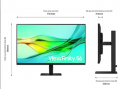 Màn Hình SAMSUNG ViewFinity S6 S60UD LS32D604UAEXXV (32 inch - 2K - IPS - 5ms - 100Hz)