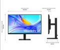 Màn Hình SAMSUNG ViewFinity S8 S80UD LS27D804UAEXXV (27 inch - 4K - IPS - 5ms - 60Hz)