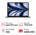 Laptop Apple Macbook Air M2 Z1600098B (8 core/ 16GB/ 256GB/ 13.6Inch/ Midnight/ Vỏ nhôm)