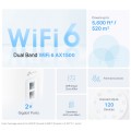 Bộ phát wifi 6 TP-Link Deco X10 2-Pack (Chuẩn AX/ AX1500Mbps/ 2 Ăng-ten ngầm/ Wifi Mesh/ Dưới 100 User)