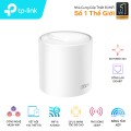 Bộ phát wifi 6 TP-Link Deco X60 1-Pack (Chuẩn AX/ AX5400Mbps/ 4 Ăng-ten ngầm/ Wifi Mesh/ 25 User)