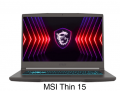 Laptop MSI Thin 15 B12UCX-1419VN (Intel Core i5-12450H | 8GB | 512GB | RTX 2050 4GB | 15.6 inch FHD | Win 11 | Xám)