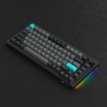 Bàn phím cơ AKKO Monsgeek MG75 Black & Cyan
