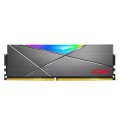 Ram desktop Adata XPG Spectrix D50 RGB Grey (AX4U32008G16A-ST50) 8GB (1x8GB) (DDR4/ 3200 Mhz/ LED RGB/ Tản nhiệt/ Non-ECC