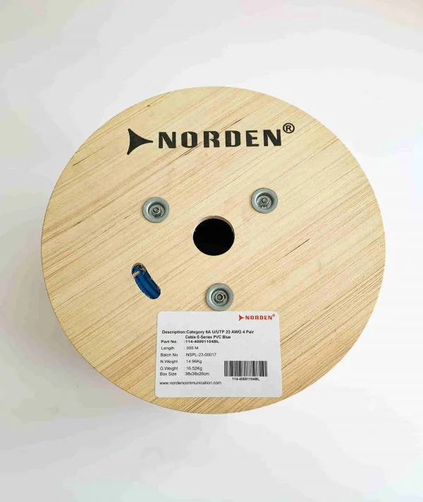 Cáp mạng Cat6A U/UTP Norden