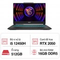 Laptop MSI Gaming Cyborg 15 A12UCX-618VN (i5 12450H/ 16GB/ 512GB SSD/ RTX 2050 4GB/ 15.6 inch FHD/ 144Hz/ Win11/ Black)