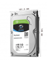 Ổ cứng HDD Seagate SkyHawk 2TB 5400rpm ST2000VX017 (3.5Inch/ 5400rpm/ 256MB/ SATA3)