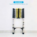 Thang rút inox SUMIKA T510, đai đen, chiều cao 5.1m