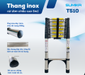 Thang rút inox SUMIKA T510, đai đen, chiều cao 5.1m