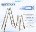 Thang nhôm chữ A rút lồng SUMIKA SKM403A, chữ A cao nhất 1.7m