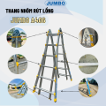 Thang nhôm rút lồng JUMBO A406, chữ A cao nhất 3.15m
