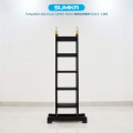 Thang nhôm gấp 4 đoạn SUMIKA SKM205 NEW, chữ A 2.9m, chữ I 5.8m