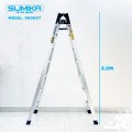Thang nhôm xếp chữ A Sumika SKD507, chiều cao 2.1M+2.1M