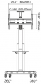 Khung treo tivi di dộng GL AVA1500-1PG (32"-75")