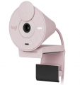 Webcam Logitech Brio 300 FHD 1080p Hồng (Rose) (960-001449)