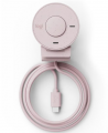 Webcam Logitech Brio 300 FHD 1080p Hồng (Rose) (960-001449)